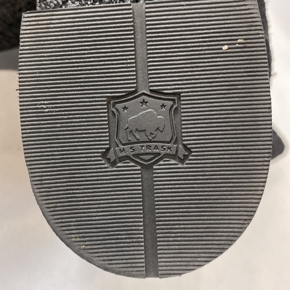 Trask Audra unlined suede boot black western - Picture 8 of 11